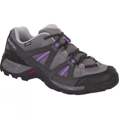 Zapatos Salomon Escambia GTX Mujer - Gris / Moradas - Chile NZS436092